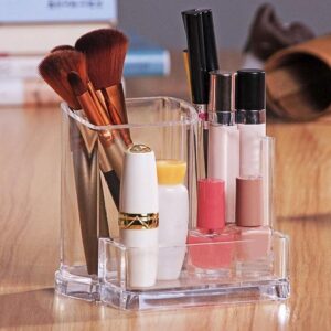 Pot à Pinceaux Transparent - Range Maquillage