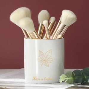 Pot de Maquillage Blanc - Range Maquillage