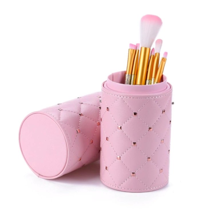 Pot Maquillage Rose - Range Maquillage