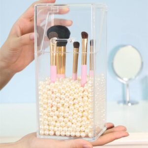 Pot pour Pinceaux de Maquillage Transparent - Range Maquillage