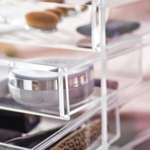 Rangement Maquillage Acrylique Transparent - Range Maquillage