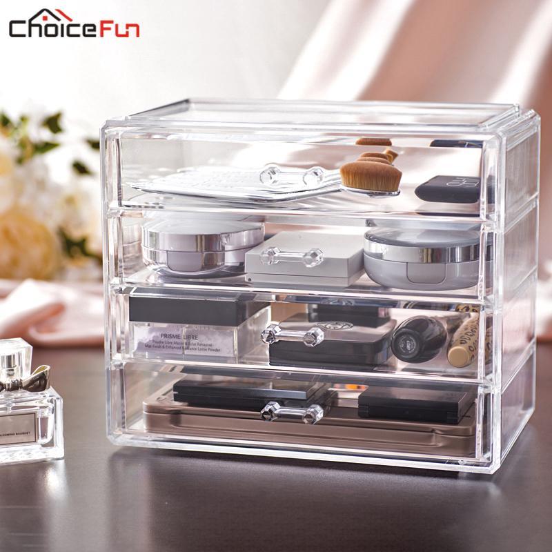 Rangement Maquillage Acrylique Transparent - Range Maquillage