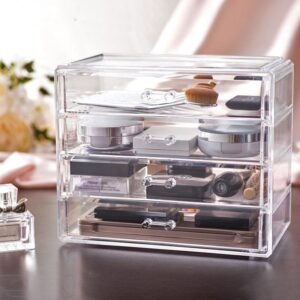 Rangement Maquillage Acrylique Transparent - Range Maquillage