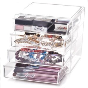 Rangement Maquillage Acrylique Transparent - Range Maquillage