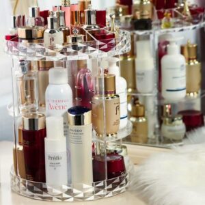 Rangement Maquillage <br> Organisateur Cosmétique Rotatif - Range Maquillage