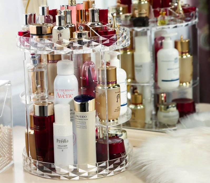 Rangement Maquillage <br> Organisateur Cosmétique Rotatif - Range Maquillage