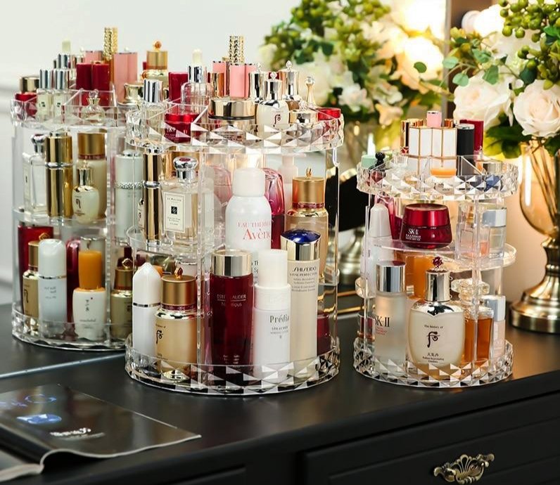 Rangement Maquillage <br> Organisateur Cosmétique Rotatif - Range Maquillage