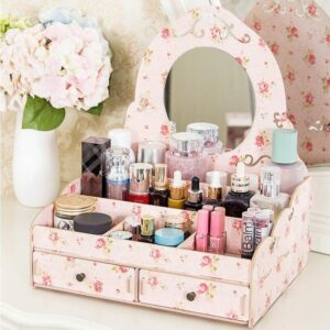 Rangement Maquillage Miroir - Range Maquillage