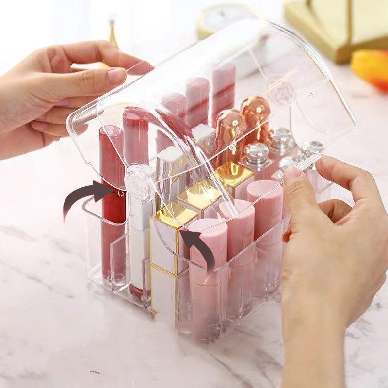 Rangement Transparent de Maquillage - Range Maquillage