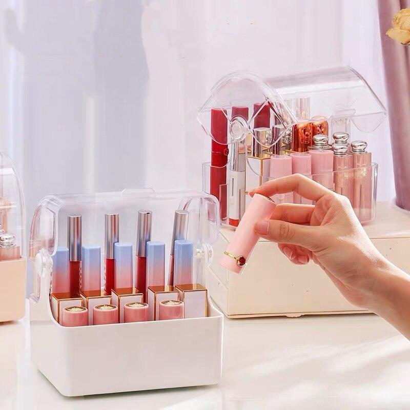 Rangement Transparent de Maquillage - Range Maquillage