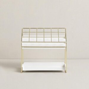 Rangement Transparent pour Salle de Bain - Range Maquillage
