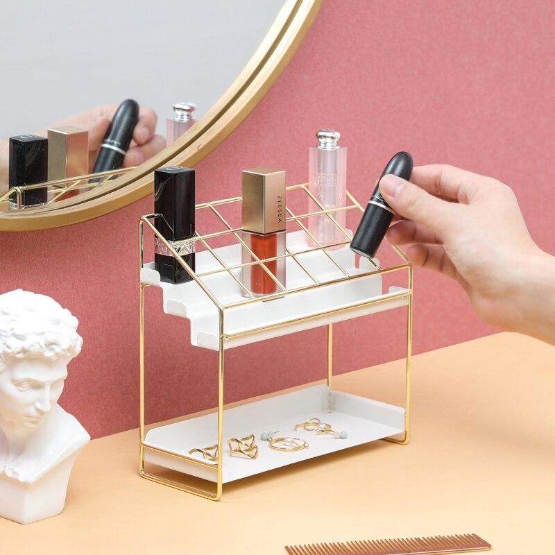 Rangement Transparent pour Salle de Bain - Range Maquillage