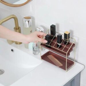Rangement Transparent pour Salle de Bain - Range Maquillage
