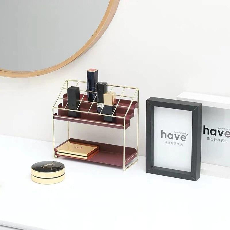 Rangement Transparent pour Salle de Bain - Range Maquillage