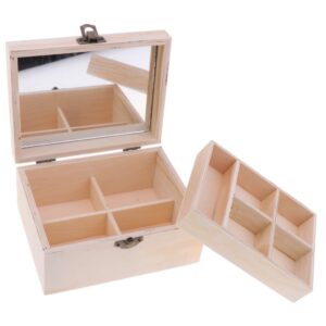 Organisateur maquillage bois - Range Maquillage