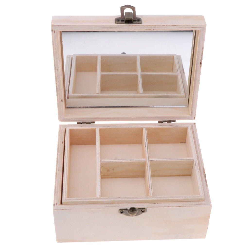 Organisateur maquillage bois - Range Maquillage