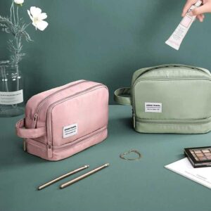 Trousse de Maquillage Double Compartiment Lehuo Travel™ - Range Maquillage