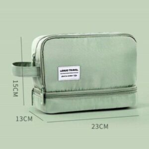 Trousse de Maquillage Double Compartiment Lehuo Travel™ - Range Maquillage