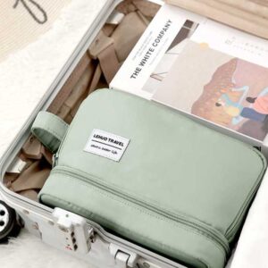Trousse de Maquillage Double Compartiment Lehuo Travel™ - Range Maquillage