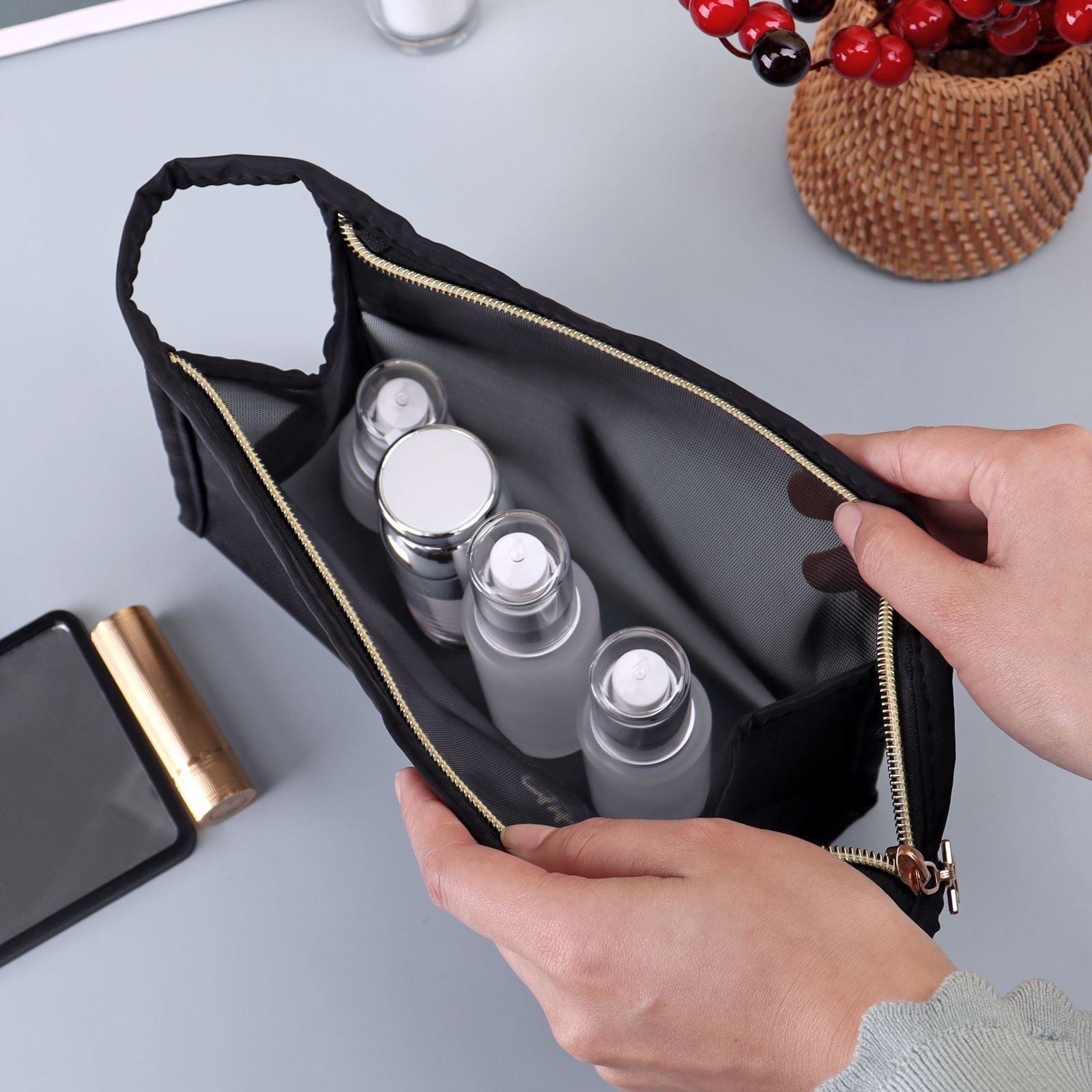 Trousse Rangement Vernis - Range Maquillage
