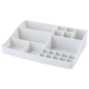 Organisateur Cosmétique Blanc