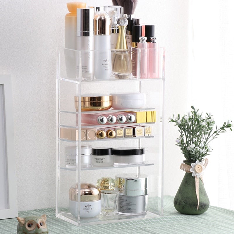 Grand Organisateur de Maquillage Transparent