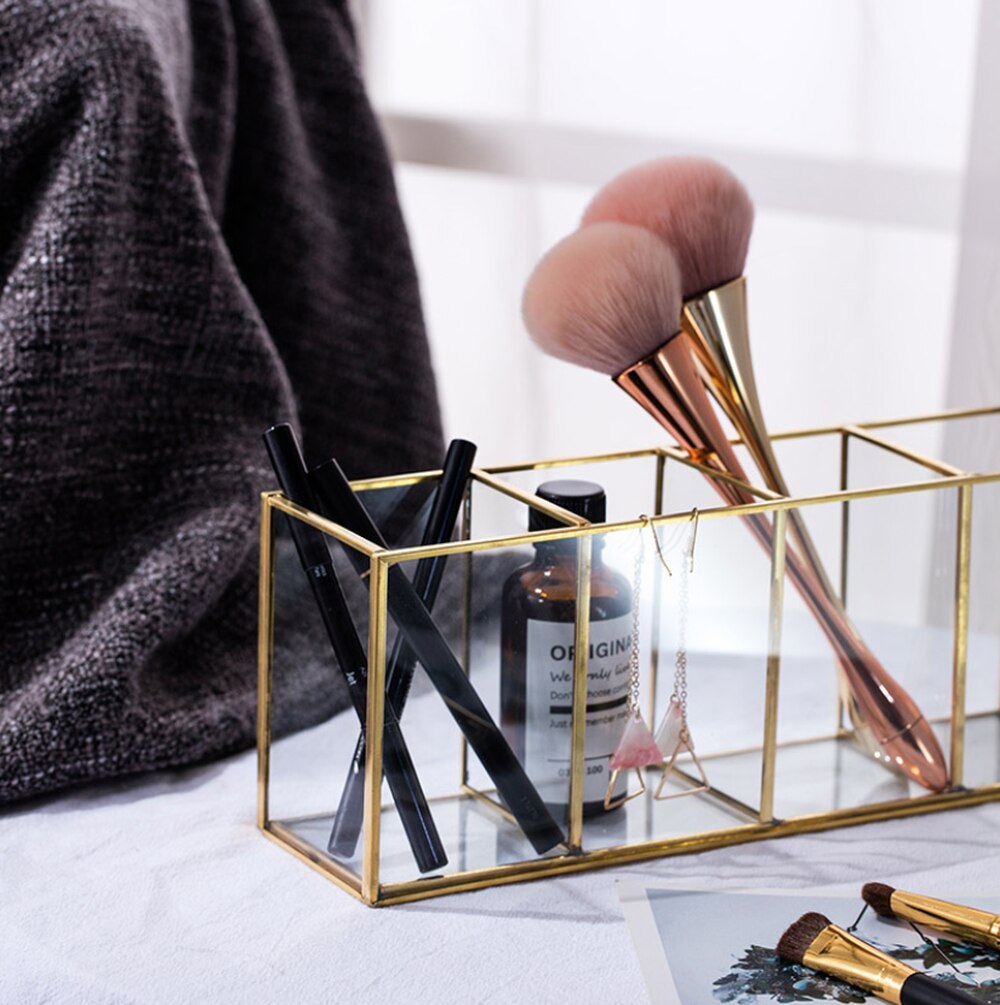 Organisateur de Bureau en Verre