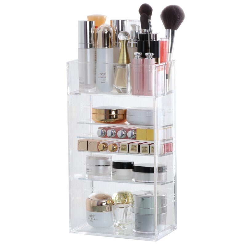 Grand Organisateur de Maquillage Transparent