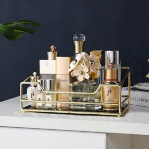 Organisateur de Maquillage Doré - Range Maquillage