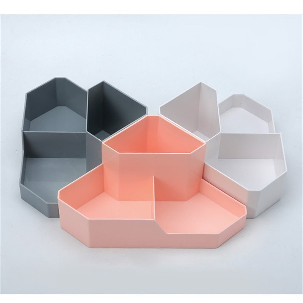 Organisateur de Maquillage en Forme Polygonale - Range Maquillage