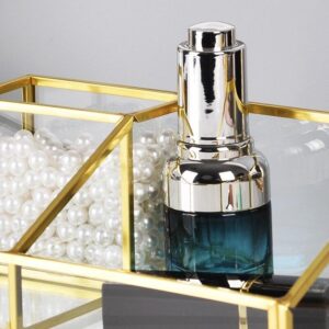 Organisateur de Maquillage en Verre - Range Maquillage