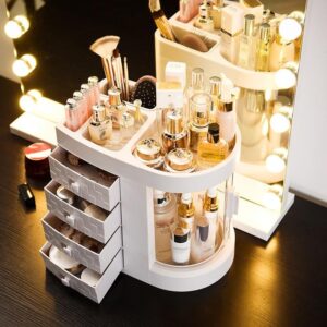 Organisateur de Maquillage Chic Pivotant