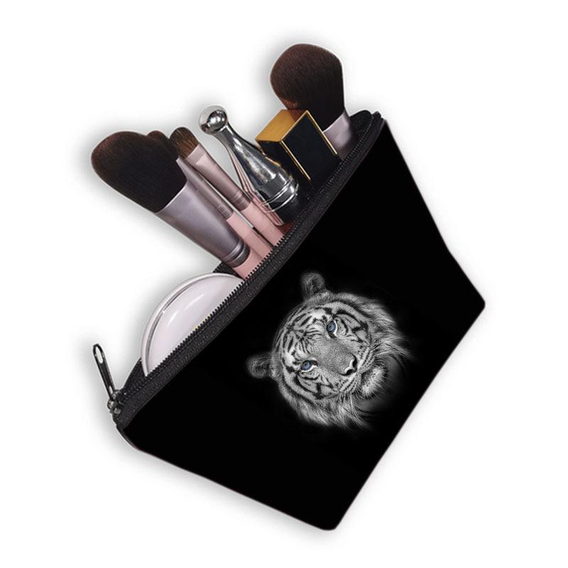 Pochette Maquillage Noir Sauvage - Range Maquillage