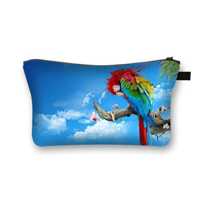 Pochette Maquillage Oiseaux - Range Maquillage