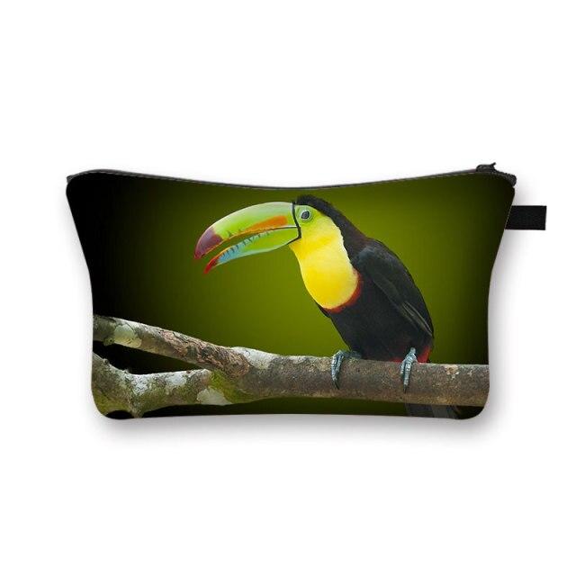 Pochette Maquillage Oiseaux - Range Maquillage