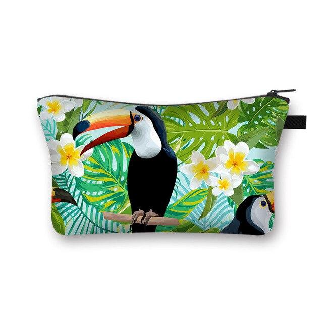 Pochette Maquillage Oiseaux - Range Maquillage