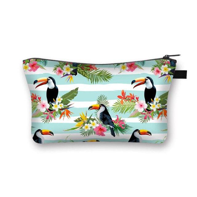 Pochette Maquillage Oiseaux - Range Maquillage