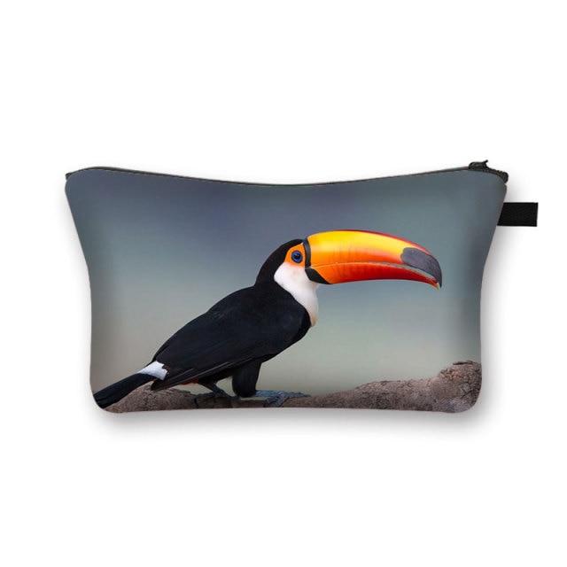 Pochette Maquillage Oiseaux - Range Maquillage