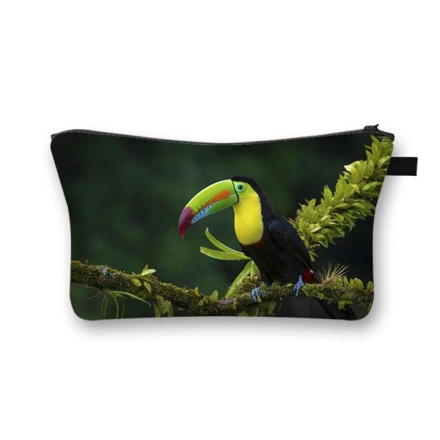 Pochette Maquillage Oiseaux - Range Maquillage