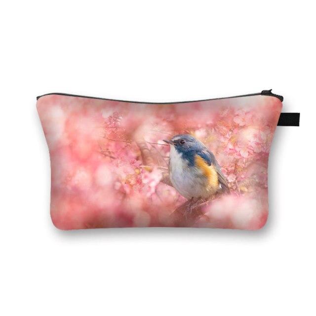 Pochette Maquillage Oiseaux - Range Maquillage