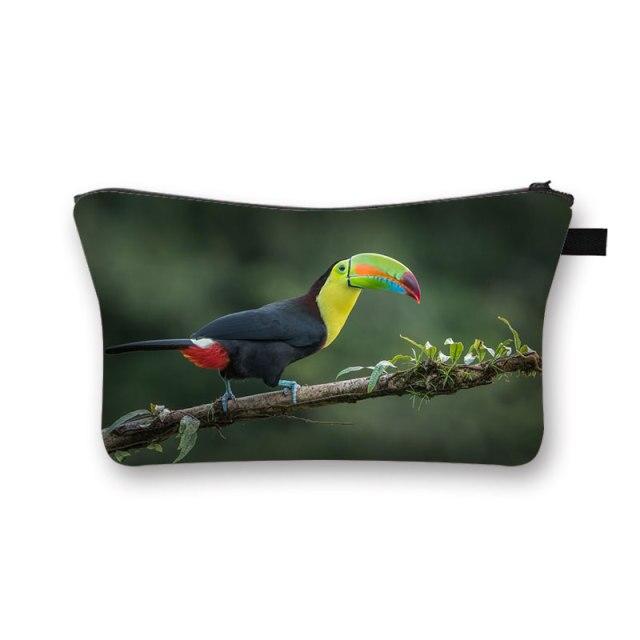 Pochette Maquillage Oiseaux - Range Maquillage