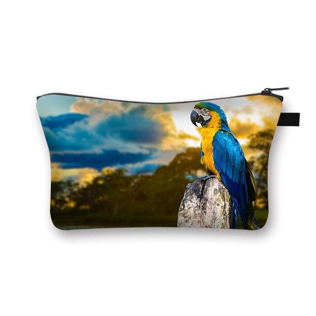 Pochette Maquillage Oiseaux - Range Maquillage