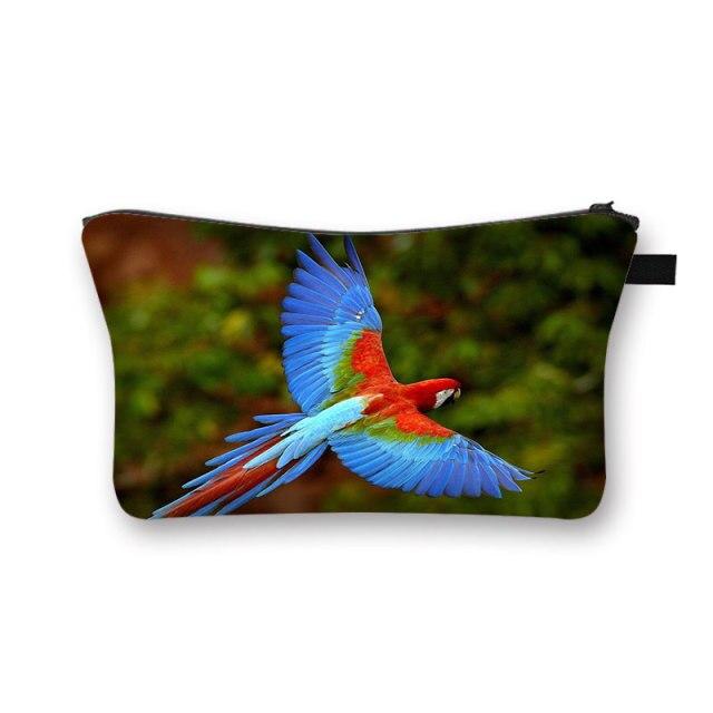 Pochette Maquillage Oiseaux - Range Maquillage