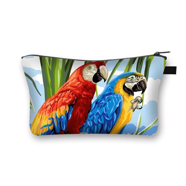 Pochette Maquillage Oiseaux - Range Maquillage