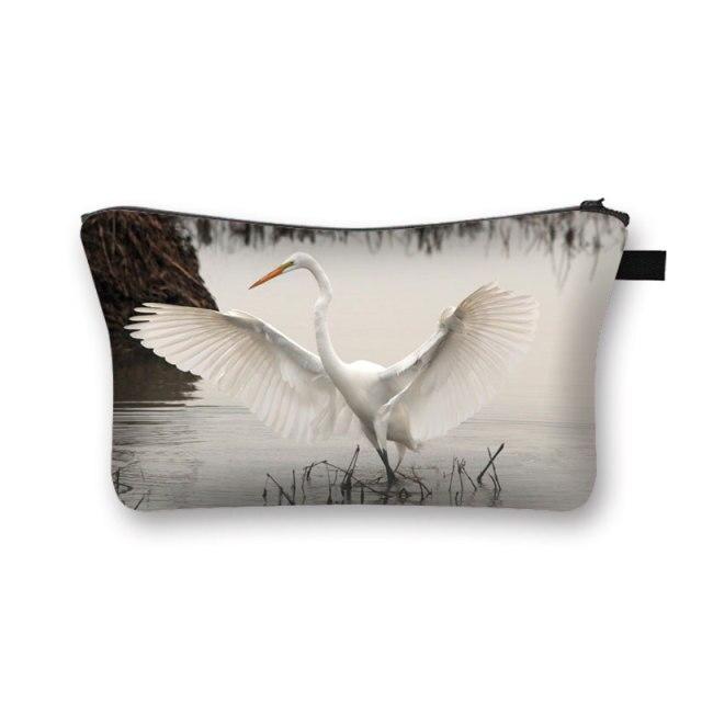 Pochette Maquillage Oiseaux - Range Maquillage