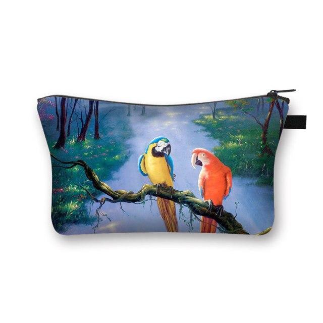 Pochette Maquillage Oiseaux - Range Maquillage