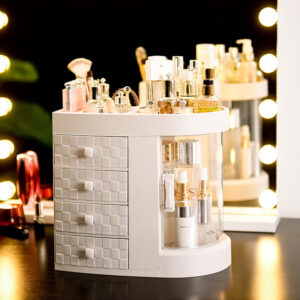 Organisateur de Maquillage Chic Pivotant