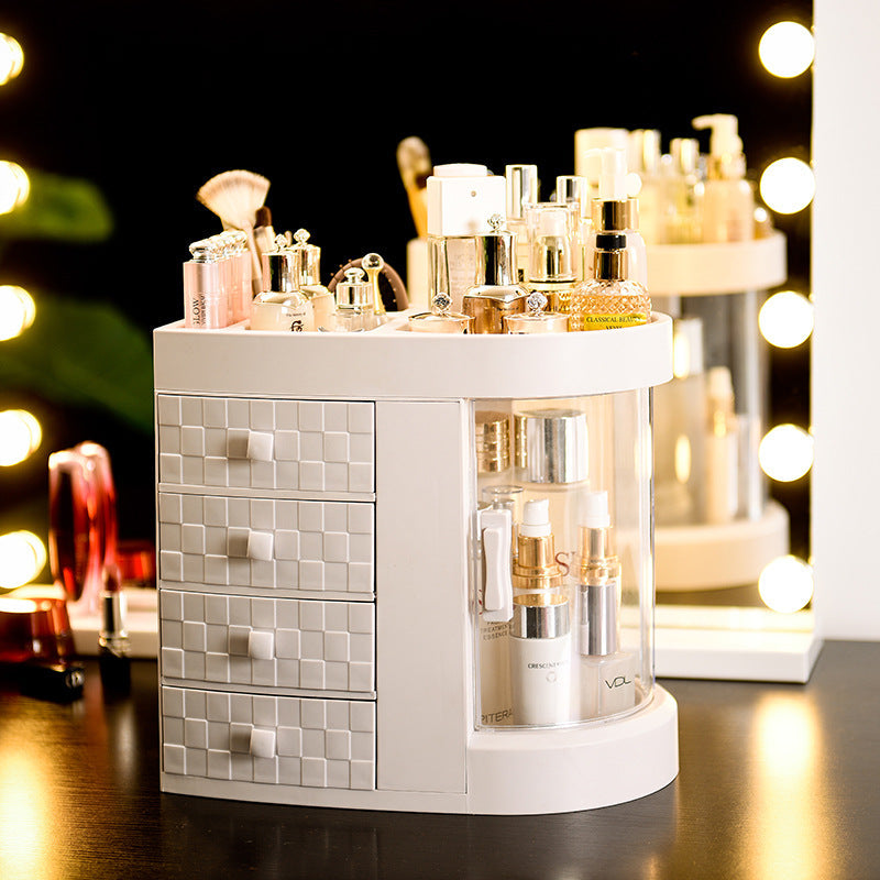 Organisateur de Maquillage Chic Pivotant