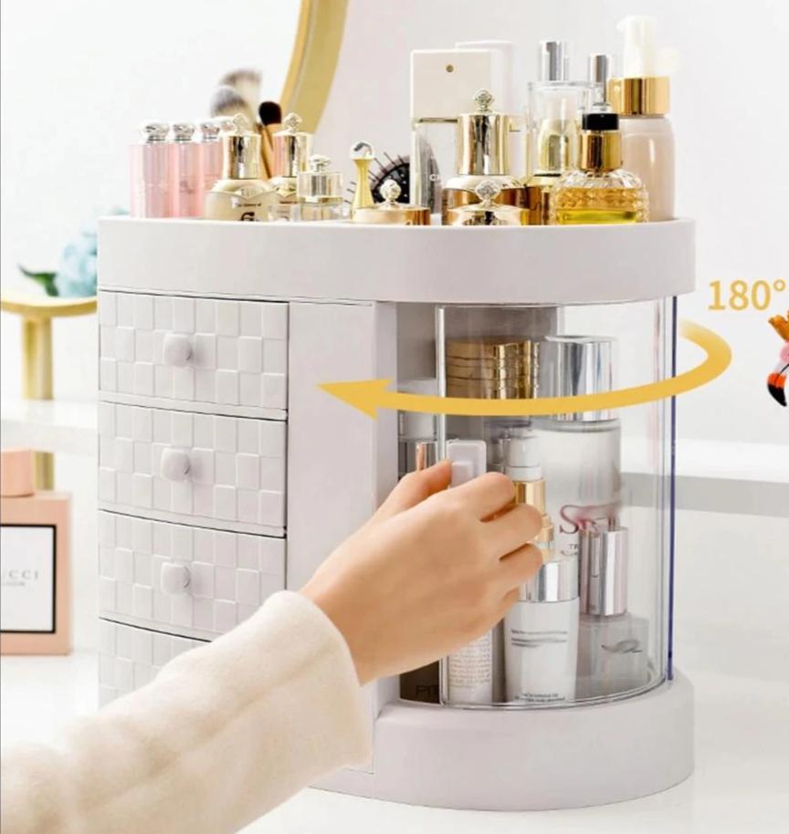 Organisateur de Maquillage Chic Pivotant