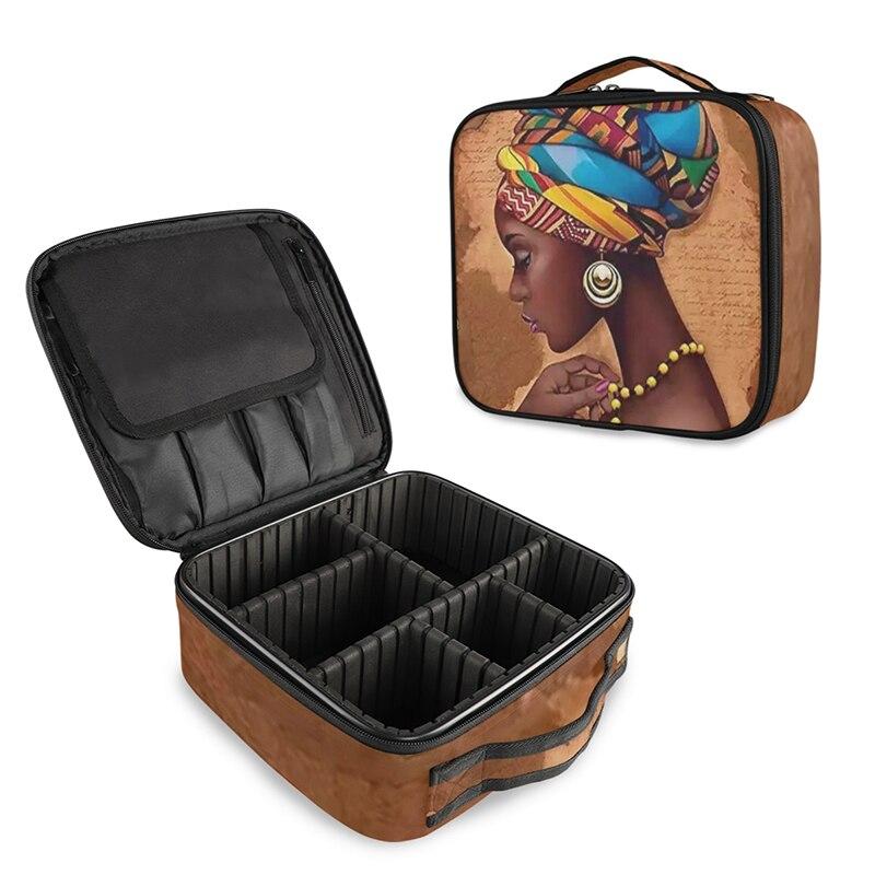 Trousse Afro pour Rangement de Maquillage